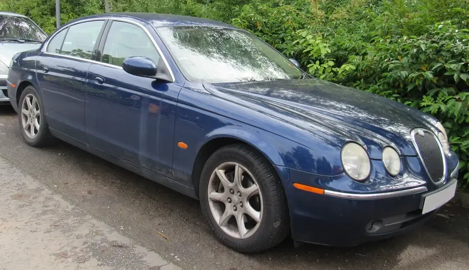 Jaguar S-TYPE in a front three-quarter view.