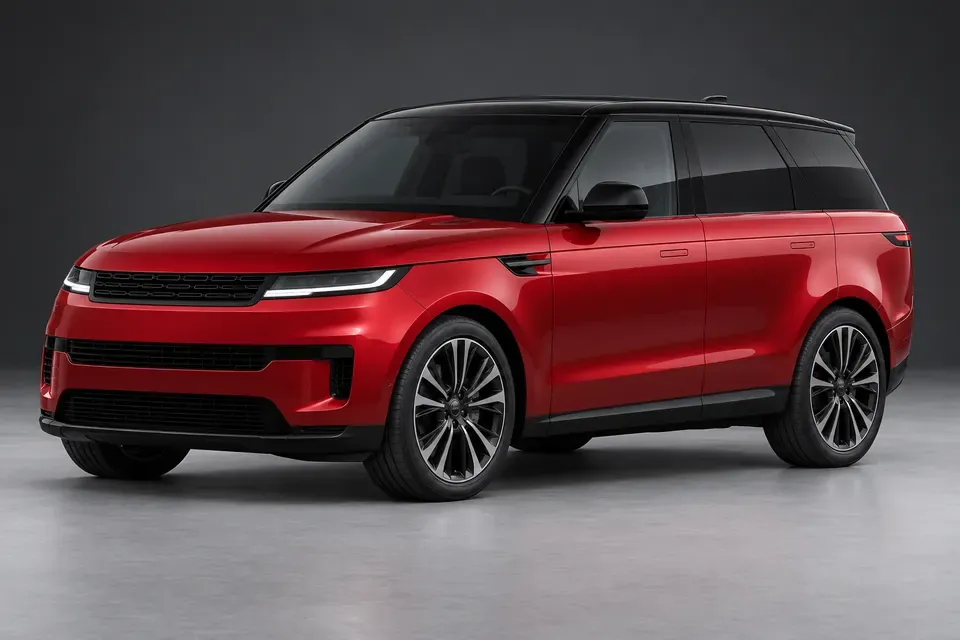 AI-generated front-left view of Range Rover Sport L461 five-door SUV.
