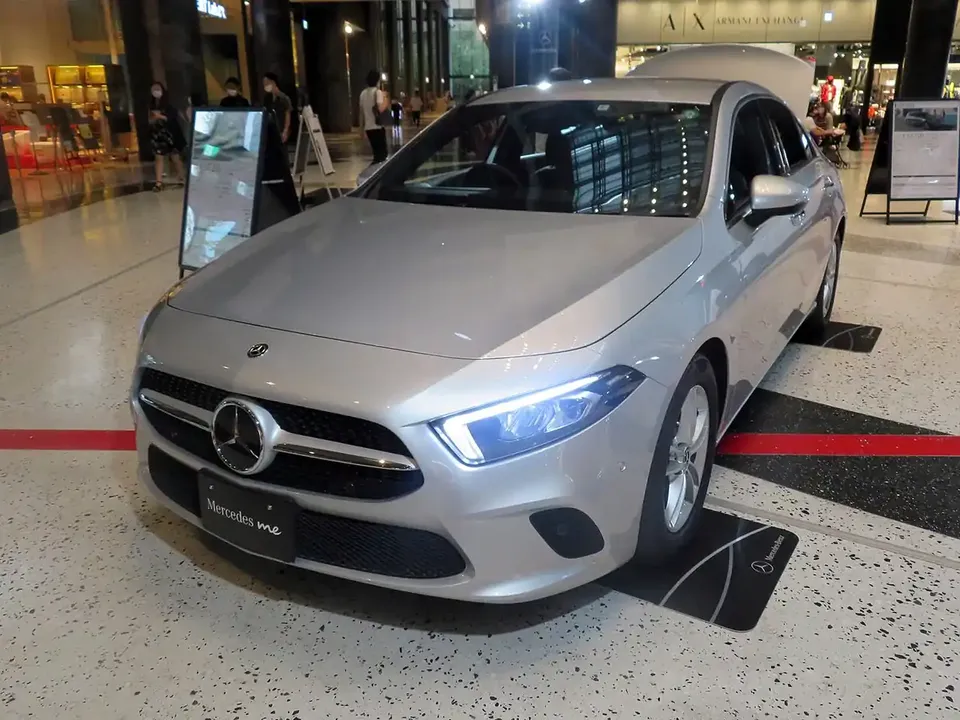 Mercedes-Benz A 180 sedan exterior reference photograph