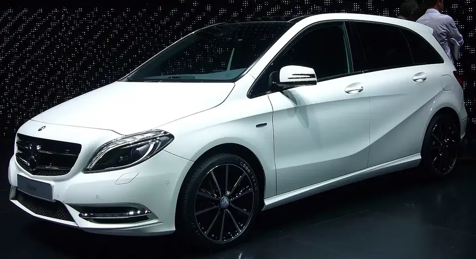 Mercedes-Benz B-Class displayed at Frankfurt IAA 2011 exterior reference photograph