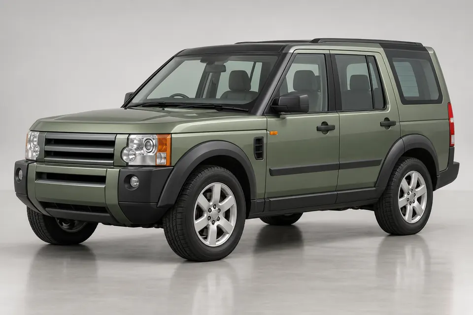 AI-generated front-left view of Land Rover Discovery 3 L319 five-door SUV.