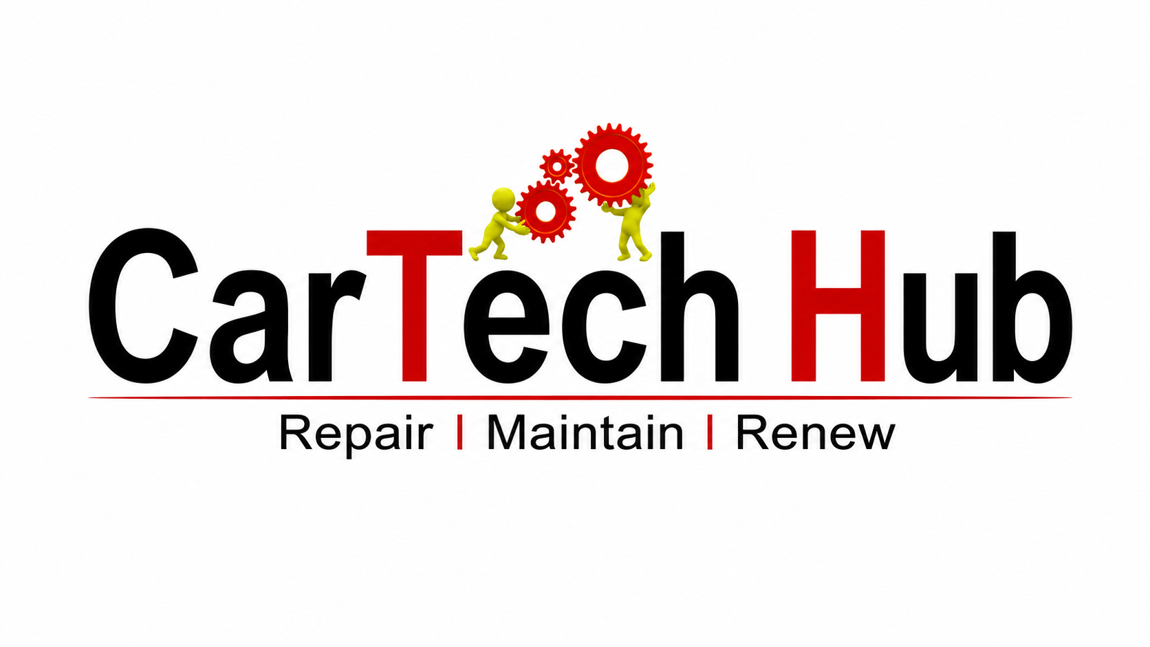 CarTech Hub official logo - multi-brand car service and accident repair workshop in Guwahati